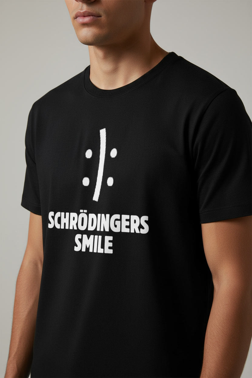 Schrödinger's Smile Funny Quantum Physics Science Joke