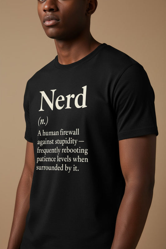 Nerd Definition Sarcastic Geek Humor for Scientists Life