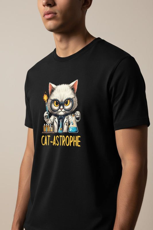 Science Cat Funny CAT-ASTROPHE Chemistry Lab Explosion Kitty