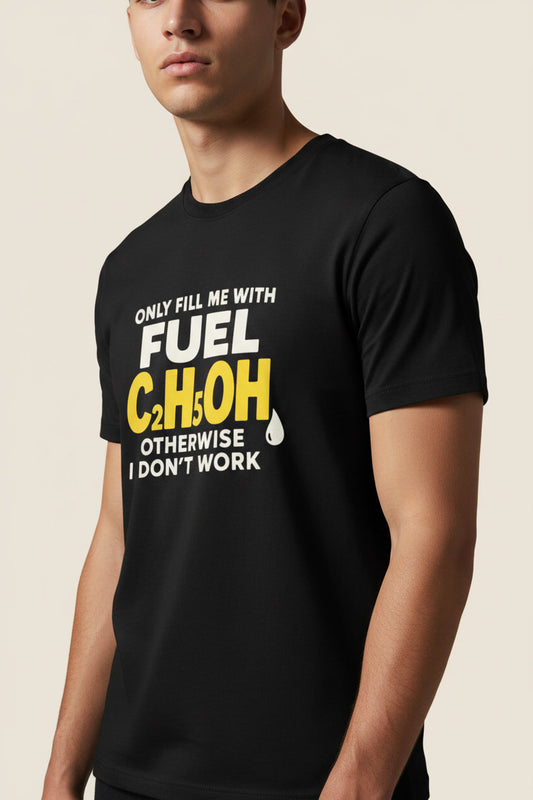C2H5OH Fuel Chemistry Alcohol Molecule Funny Science Humor
