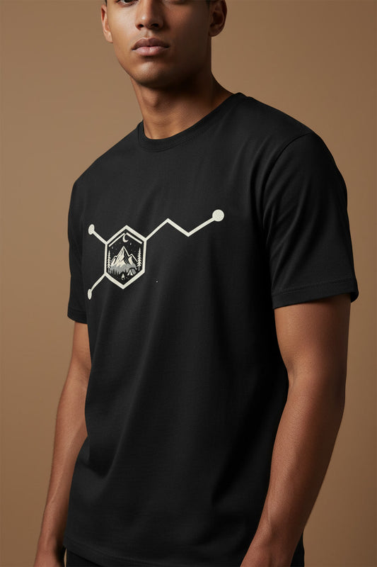 Dopamine Molecule Hiking Camping Science Mountain Adventure