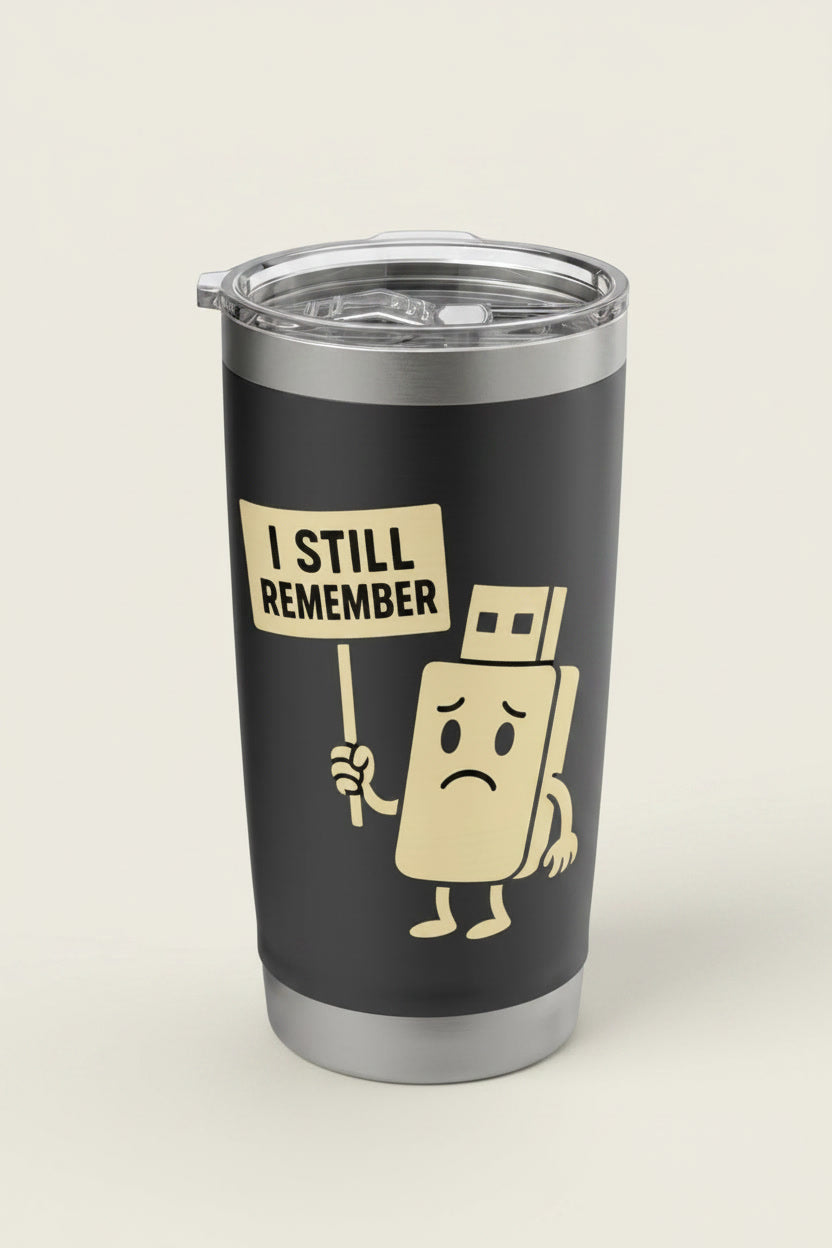 USB Memory Stick Funny Retro Tech Nerd Humor Digital Jokes