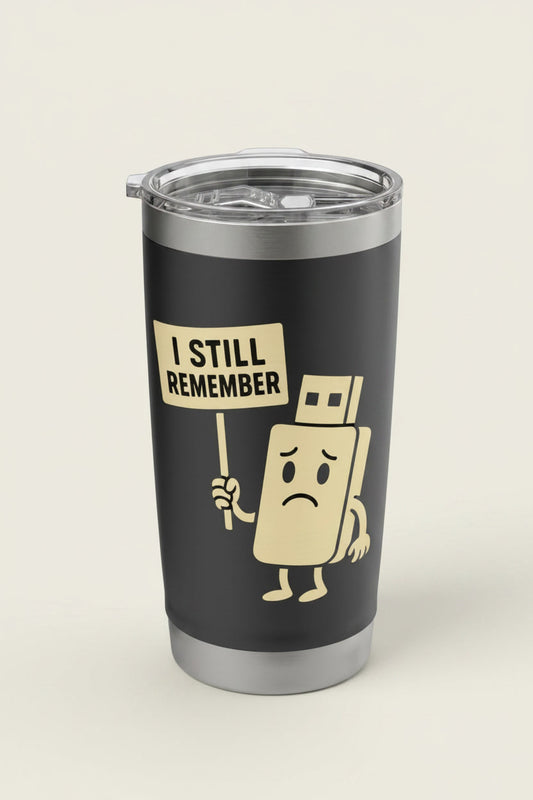 USB Memory Stick Funny Retro Tech Nerd Humor Digital Jokes