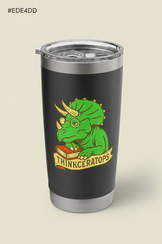Thinkceratops Smart Triceratops Dinosaur Funny Nerd Humor