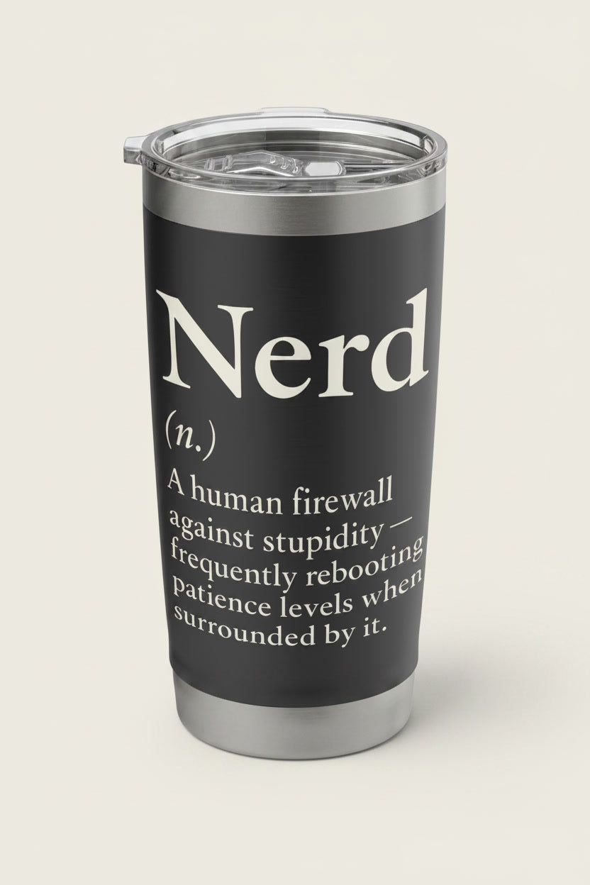 Nerd Definition Sarcastic Geek Humor for Scientists Life