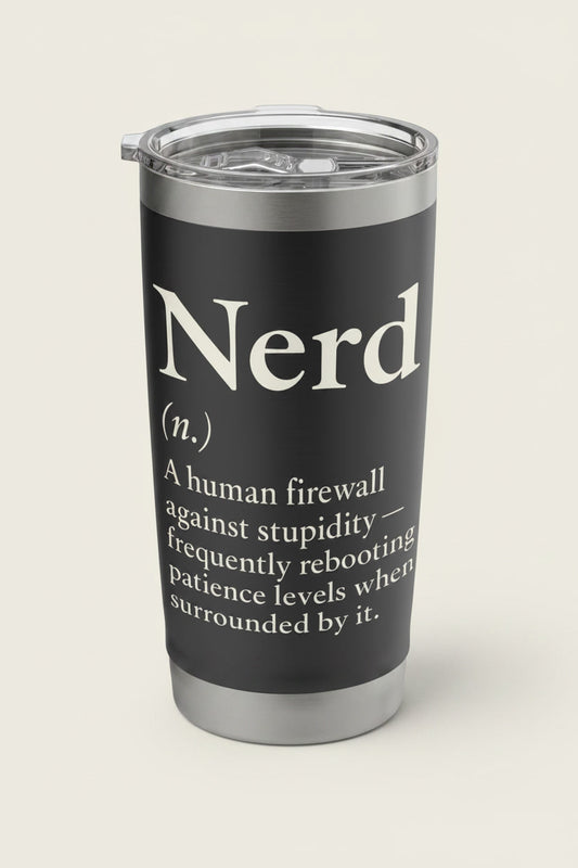 Nerd Definition Sarcastic Geek Humor for Scientists Life