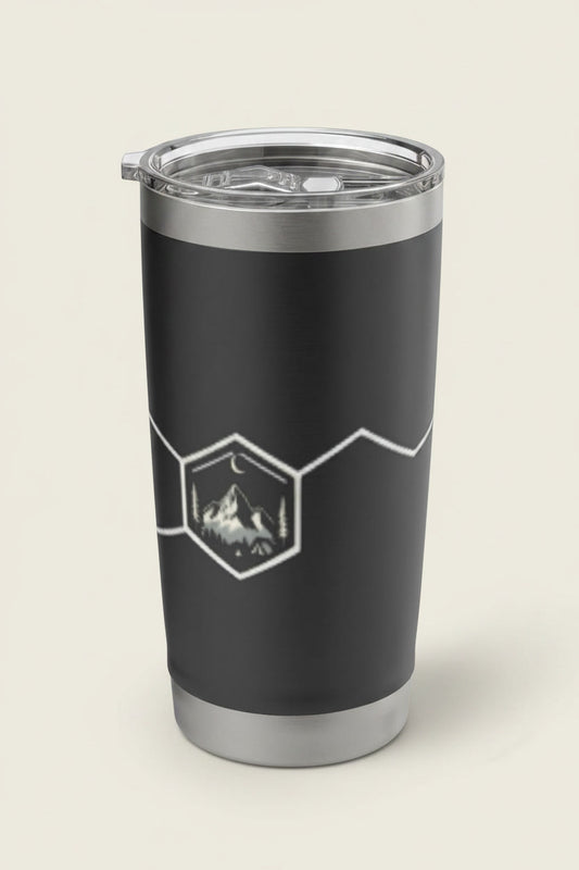 Dopamine Molecule Hiking Camping Science Mountain Adventure