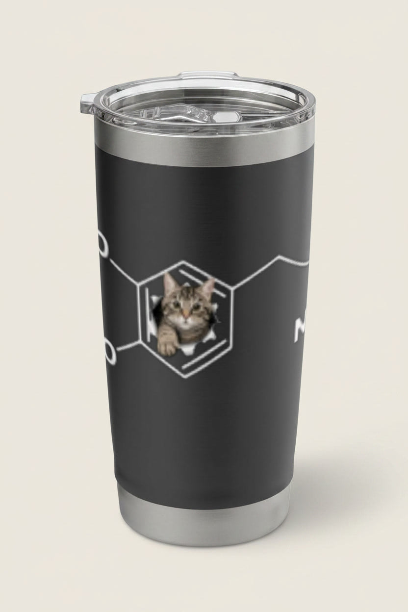 Funny Dopamine Molecule Cat for Science Lovers & Cat Owners