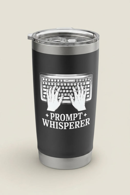 AI Nerd Prompt Whisperer Geeky Keyboard Typing Geek