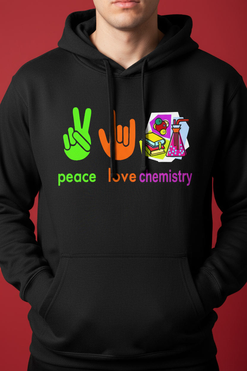 Peace Love Chemistry Funny Chemistry Science Teacher Student