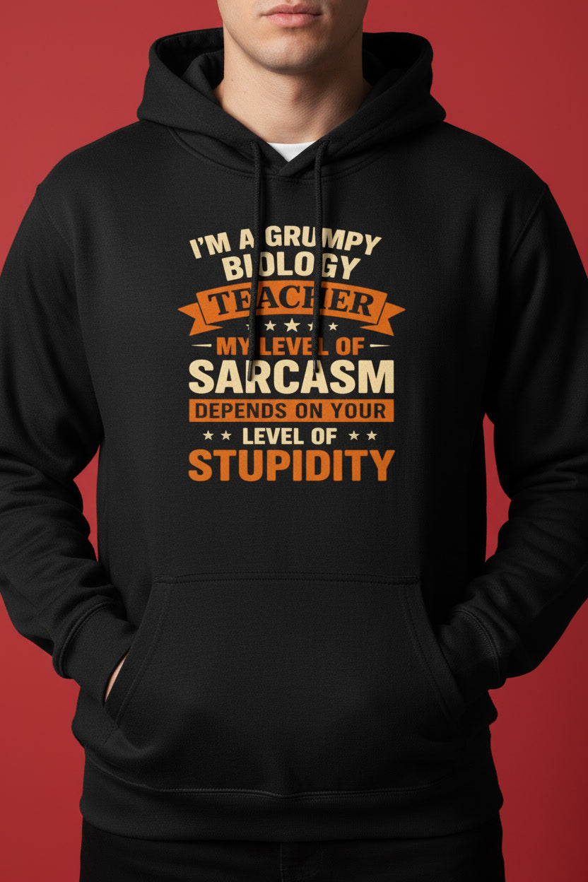 Biology Teacher Grumpy Sarcasm Funny Science Humor