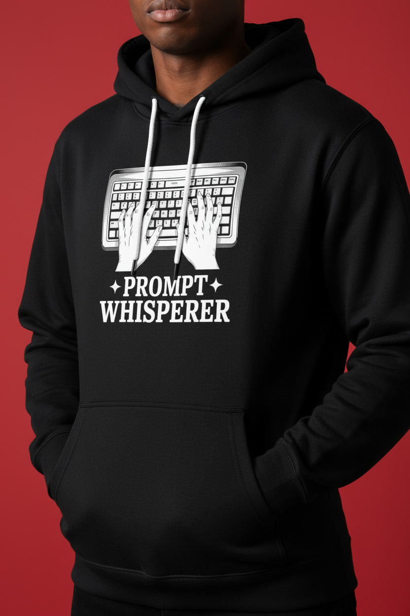 AI Nerd Prompt Whisperer Geeky Keyboard Typing Geek
