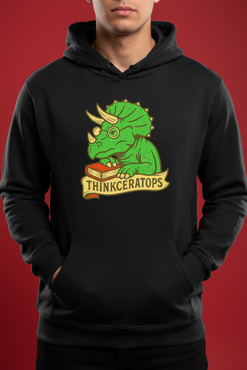 Thinkceratops Smart Triceratops Dinosaur Funny Nerd Humor