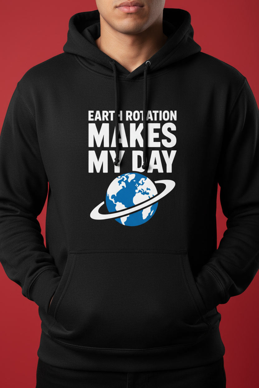 Geeky Science Pun Earth Rotation Makes My Day