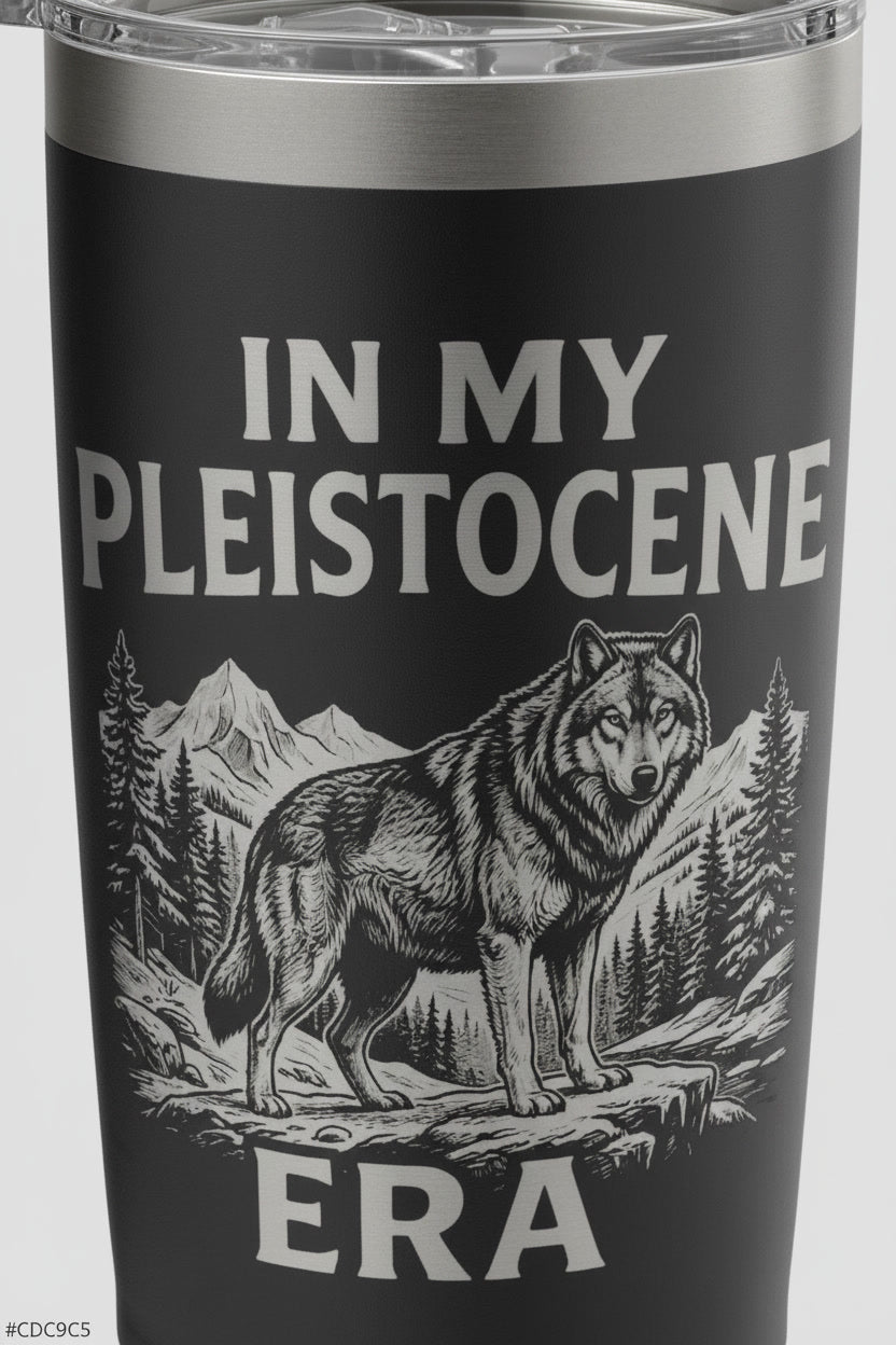 Pleistocene Era Paleontology Science Ice Age Dire Wolf