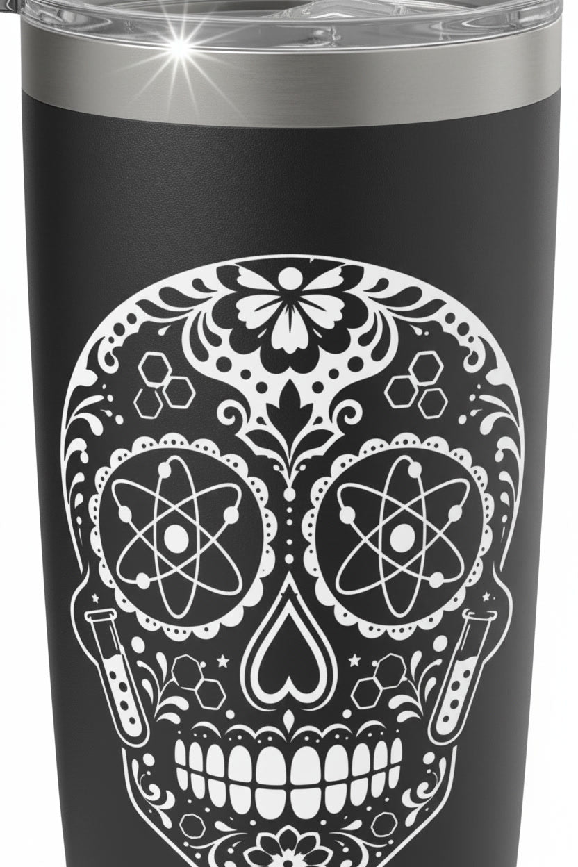 Spooky Science STEM Sugar Skull Atom Eyes