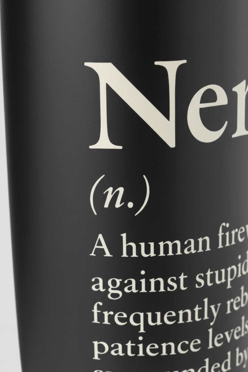 Nerd Definition Sarcastic Geek Humor for Scientists Life