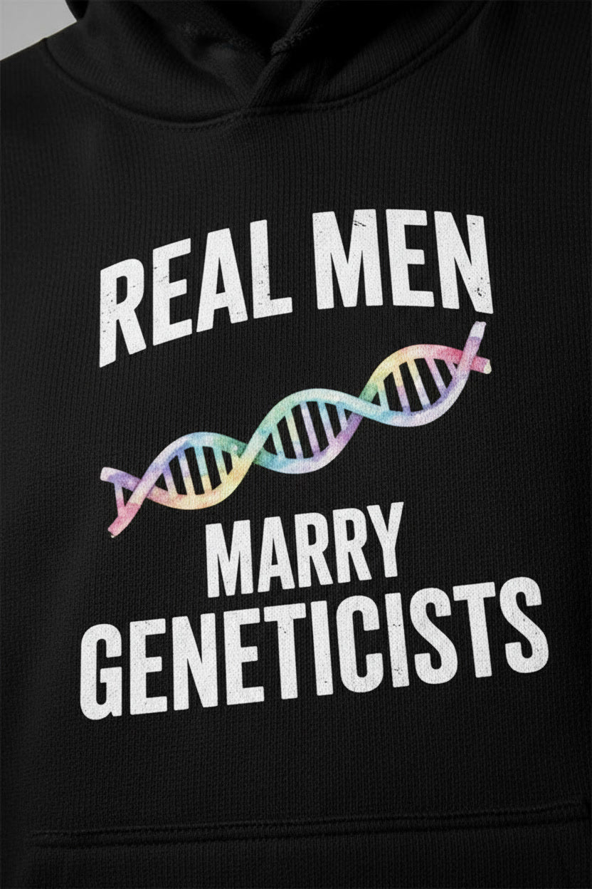 Real Men Marry Geneticists Funny DNA Science Humor
