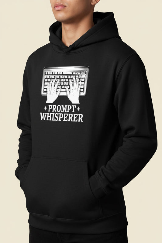 AI Nerd Prompt Whisperer Geeky Keyboard Typing Geek