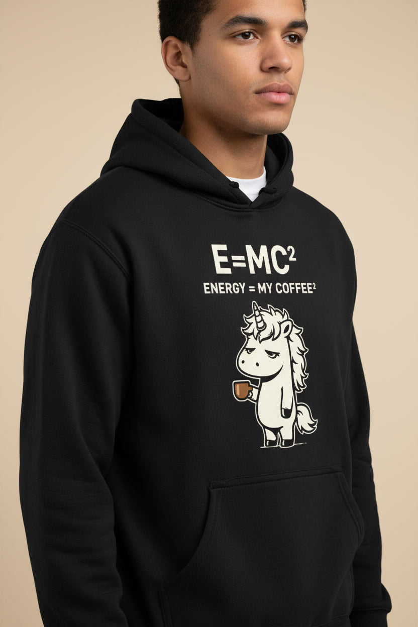 Energy My Coffee Squared Funny Unicorn Science Physics Humor