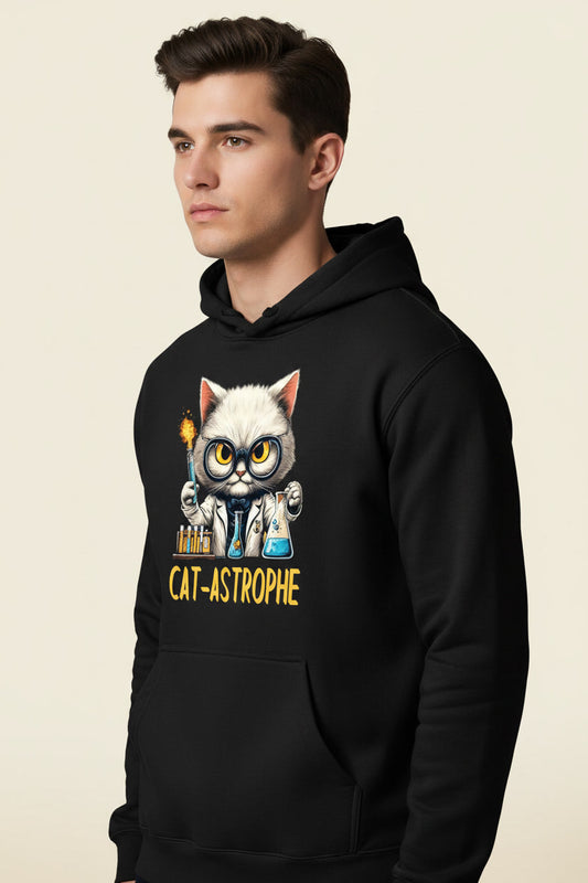 Science Cat Funny CAT-ASTROPHE Chemistry Lab Explosion Kitty