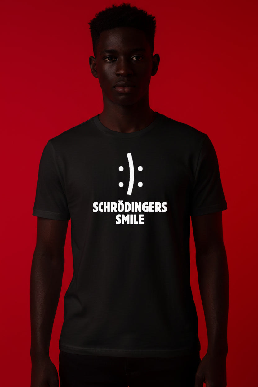 Schrödinger's Smile Funny Quantum Physics Science Joke